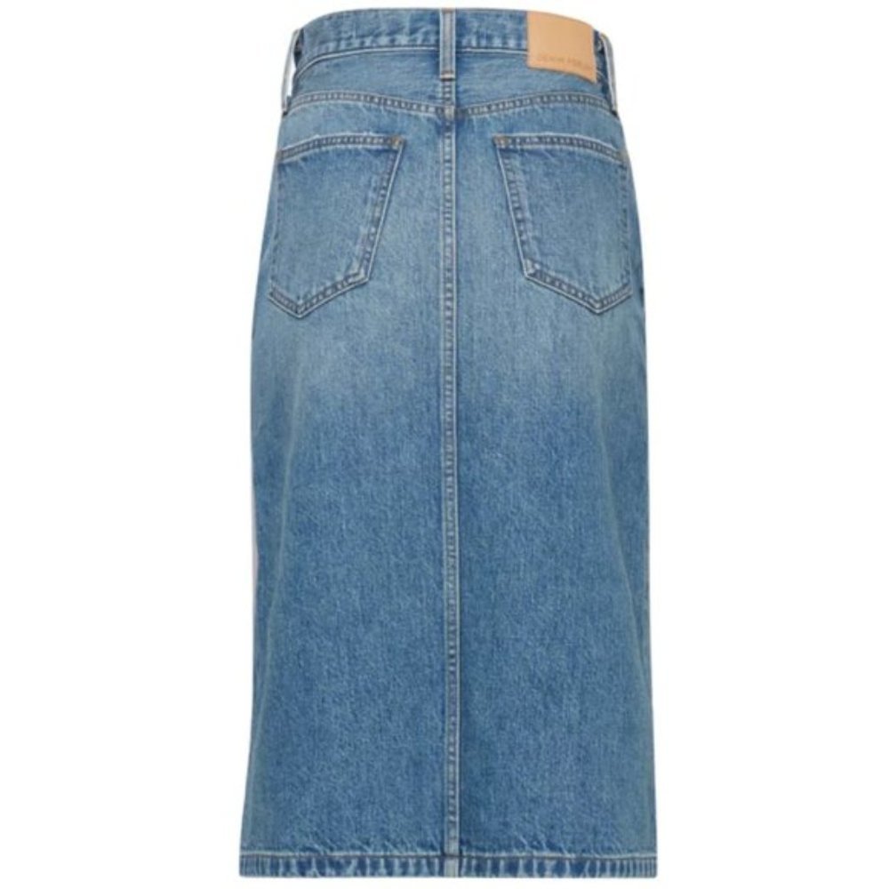 NWT Aritzia Denim Forum The '90s Halle Denim Skirt - Picture 2 of 12